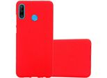 Cadorabo Copertura Protettiva Per Huawei P30 Lite Custodia In Rosso Telefono Cellulare Tpu Etui Cover Case