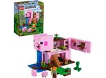 Lego 21170 Minecraft La Casa Del Maiale Con Figure: Alex, Creeper E 2 Figure Di Maiale, Giocattolo Animale, Giocattolo Da Costruzione, Idea Regalo Per Ragazzi E Ragazze Dagli 8 Anni In Su