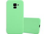 Cadorabo Custodia Per Samsung Galaxy A5 2018 Custodia Protettiva In Verde Custodia Per Cellulare Tpu Custodia In Silicone Cover