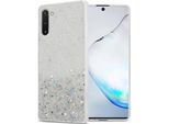 Cadorabo Cover Per Samsung Galaxy Note 10 Cover Protettiva In Tpu Trasparente Custodia Per Telefono Cellulare Custodia Glitter Cover Glitter