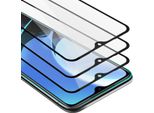 Cadorabo 3X Pellicola Protettiva A Schermo Intero Per Xiaomi Redmi 9T / Poco M3 In Nero Display Temperato Vetro Protettivo