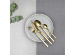Set Di Posate Per 6 Persone Como Gold 24 Pezzi Ambition
