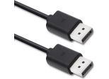 Qoltec 50361, 1,8 M, Displayport, Displayport, Maschio, Maschio, Nero