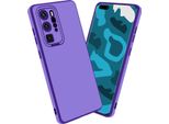 Cadorabo Custodia Per Huawei P40 Pro / P40 Pro+ Custodia Protettiva In Viola Custodia Per Cellulare Custodia Cover Case Tpu Camera Protection