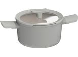 Casseruola Con Coperchio Antiaderente Balance Moonmist Grigio 20 Cm