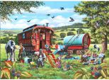 Casa Del Puzzle Puzzle Uomo Ambulante 1000 Pezzi Paesaggio Rurale