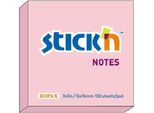 Blocco Autoadesivo Stick'n Hopax, 76X76 Mm, Rosa Pastello, 100 Fogli