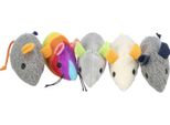 Set Di Topi Gatto 70 Pezzi | Peluche | 7 Cm | Con Erba Gatta