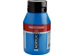 Bottiglia Di Vernice Acrilica Amsterdam Serie Standard 1000 Ml Ciano Primario 572