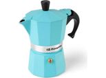 Orbegozo Kfv 345 Caffettiera Italiana 3 Tazze Blu Blu Taglia Unica
