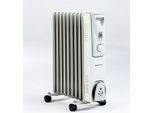 Ravanson OH-09 Electric Space Heater Oil Electric Space Heater Indoor Grey 2000 W