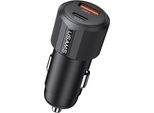 Caricabatterie Per Auto Usams Serie Yt Cc283 60W 1Xusb-A 1Xusb-C Nero