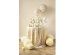 Tovaglia Beige Fiori 180X120Cm
