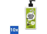 Marcel's Green Soap - Sapone Per Le Mani - Tonka E Mughetto - Trattamento Delicato - 500 Ml - Value Pack - 10 Pezzi