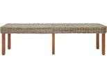 Vidaxl Panca Naturale 160 X 35 X 45 Cm Legno Massiccio Mango