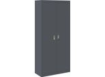 Syfax™ Armadio 2 Pcs Antracite 90 X 40 X 200 Cm Acciaio