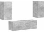 Vidaxl Grigio Cemento 60 X 31 X 29,5 Cm