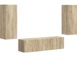 Syfax™ Set Mobile Tv 2 Pcs Rovere Sonoma Legno Multistrato