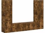 Syfax™ Set Mobile Tv 6 Pcs Rovere Fumé Legno Multistrato