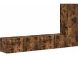 Syfax™ Set Mobile Tv 3 Pcs Rovere Fumé Legno Multistrato