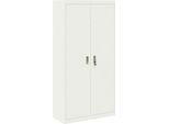Syfax™ Armadio 2 Pcs Bianco 90 X 40 X 180 Cm Acciaio