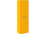 Syfax™ Armadio 2 Pcs Giallo Senape 60 X 40 X 200 Cm Acciaio