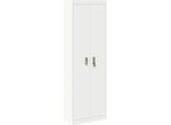Syfax™ Armadio 2 Pcs Bianco 60 X 40 X 180 Cm Acciaio