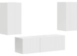 Vidaxl Bianco Lucido 60 X 31 X 29,5 Cm