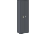 Syfax™ Armadio 2 Pcs Antracite 60 X 40 X 200 Cm Acciaio