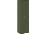 Syfax™ Armadio 2 Pcs Verde Oliva 60 X 40 X 200 Cm Acciaio