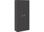 Syfax™ Armadio 2 Pcs Nero 90 X 40 X 200 Cm Acciaio