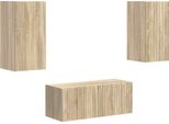 Syfax™ Set Mobile Tv 2 Pcs Rovere Sonoma Legno Multistrato
