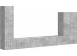 Syfax™ Montaggio A Parete 6 Pcs Grigio Cemento