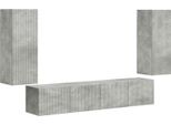 Vidaxl Grigio Cemento 78,5 X 30 X 29,5 Cm