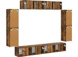 Syfax™ Mobile Tv 8 Pcs Rovere Fumé