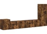 Syfax™ Set Mobile Tv 3 Pcs Rovere Fumé Legno Multistrato