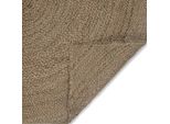 Vidaxl Tappeto Grigio 240 X 240 Cm In Juta