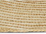 Tappeto Vidaxl Naturale E Bianco 122 X 183 Cm Juta