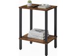 Relaxdays Tavolino Industriale A 2 Livelli