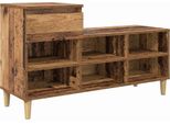 Vidaxl Scarpiera In Legno Di Recupero 102 X 36 X 60 Cm Materiale A Base Di Legno