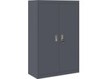 Syfax™ Armadio 2 Pcs Antracite 90 X 40 X 140 Cm Acciaio