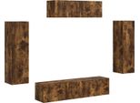 Syfax™ Mobile Tv 5 Pcs Rovere Fumé