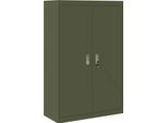 Syfax™ Armadio 2 Pcs Verde Oliva 90 X 40 X 140 Cm Acciaio