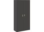 Syfax™ Armadio 2 Pcs Nero 90 X 40 X 180 Cm Acciaio