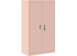 Syfax™ Armadio 2 Pcs Rosa 80 X 40 X 140 Cm Acciaio