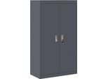 Syfax™ Armadio 2 Pcs Antracite 80 X 40 X 140 Cm Acciaio