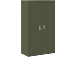 Syfax™ Armadio 2 Pcs Verde Oliva 80 X 40 X 140 Cm Acciaio