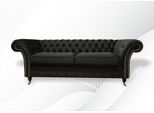 Divano Chesterfield Divano Tappezzato 3 Posti Tessuto Grigio Grigio Divani Divani