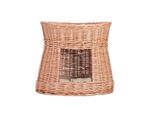 Rifugio Ovale Per Gatti In Colore Naturale / Cesto Per Gatti In Vimini / Torre Per Gatti 50X40 H45 Cm