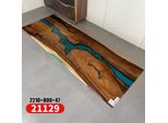 Tavolo Da Pranzo In Resina Epossidica In Legno Massiccio Cascata Tavolo Epossidico 221X80Cm